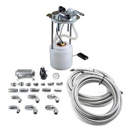 Fuel Pumps, DW400, Electric In-tank, 12 V, SS CPE Plumbing Kit, Cadillac, Chevrolet, GMC, Kit