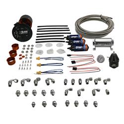 Fuel Pump Plumbing Kit, X3 Series Fuel Pump Module, Triple DW400 Fuel Pumps, Fuel Pressure Regulator, Gauge, PTFE Plumbing Kit, Ford, Kit