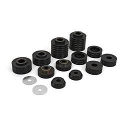 Body Mount Bushing, Body Cab Mount, Black, Kit