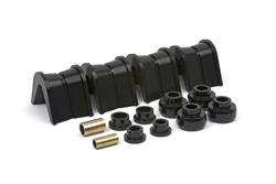 C-Bushings, 4 Degree, Includes Track Arm Bushings, Radius/Strut Arm Bushings, Polyurethane, Black, Ford, Bronco, Kit