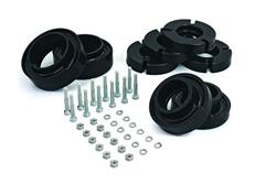 Coil Spring Spacers, Durathane, 2 in. Lift, Black, Front, Ford, Pickup, SUV, RWD, 4WD, Pair