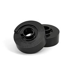 Lift Kit, Coil Spring Spacer, Durathane, Black, 2.0 in. Lift, Rear, Ford, Pair