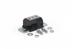 Transmission Mount, Steel, Polyurethane, Zinc Plated/Black, Buick, Chevy, GMC, Jeep, Oldsmobile, Pontiac, Each