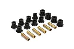 Bushings, Leaf Spring, Polyurethane, Black, Front or Rear, Jeep, YJ, Kit