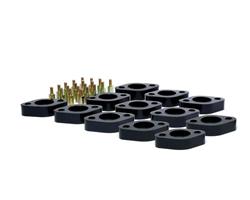 Body Lift/Mount Kit, Black, Urethane, 1.0 in. Lift, Jeep, Kit