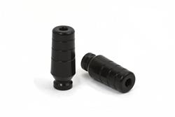 Bump Stops, Polyurethane, Black, 1.5 in. Height, Front Position, Designed To Fit Coil Springs, Jeep, Pair