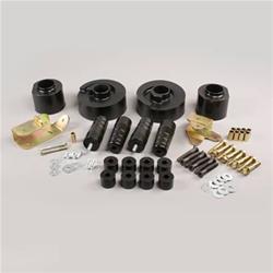 Coil Spring Spacers, Durathane, 3 in. Lift, Front, Rear, Black, Jeep, 4WD, Set of 4
