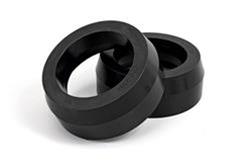 Coil Spring Spacers, Rear, Durathane, Black, 1.5 in. Thick, Toyota, Pair