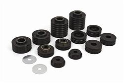 Traction Bar Bushings, Polyurethane, Black, Rancho, Kit