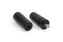 Bump Stop, Polyurethane, Black, Conical, Coil Spring, Jeep, Pair