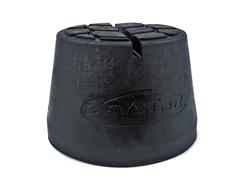 Jack Pad, Heavy Duty, 4.5 in. Diameter, Polyurethane, Black, Each