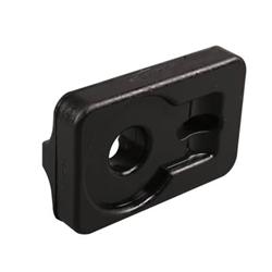 Winch Isolator, Fits Full-Size Roller Fairleads, Urethane, Black, Each