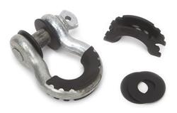 D-Ring Isolators, Washers, Polyurethane, Black, 3/4 in. Shackles, Kit