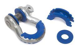 D-Ring Isolators, Washers, Polyurethane, Blue, 3/4 in. Shackles, Kit