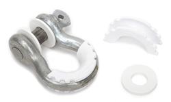 D-Ring Isolators, Washers, Polyurethane, White, 3/4 in. Shackles, Kit