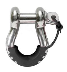 D-Ring Locking Isolators, Polyurethane, Black, 3/4 in. Shackles, Pair