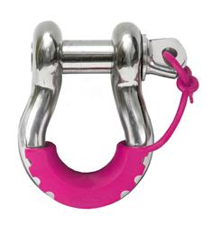 D-Ring Locking Isolators, Polyurethane, Fluorescent Pink, 3/4 in. Shackles, Pair