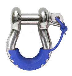 D-Ring Locking Isolators, Polyurethane, Blue, 3/4 in. Shackles, Pair