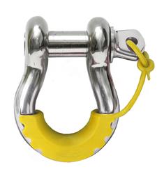 D-Ring Locking Isolators, Polyurethane, Yellow, 3/4 in. Shackles, Pair