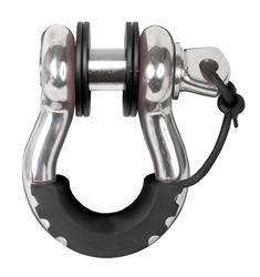 D-Ring Locking Isolators, Washers, Polyurethane, Black, 3/4 in. Shackles, Kit