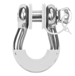 D-Ring Isolators, Locking Washers, Polyurethane, White, 3/4 in. Shackles, Kit