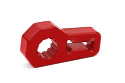 Jack Handle Isolator, Polyurethane, Red, Secures/Quiets Handle to Jack, Hi-Lift Brand, Each