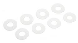 D-Ring Washers, Polyurethane, White, 3/4 in. Shackles, Set of 8