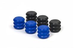 Bump Stop Ends, Foam Rebuilds, Push-in, Set of 6