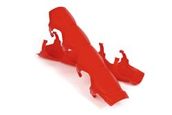 Shock Boots, Daystar Shock and Steering Stabilizer Armor, 10.000 in., Red, Pair