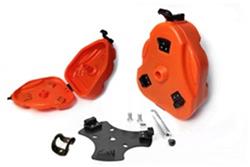 Storage Case, Cam Can Trail Box, 1 1/2 in. Bar Mount, UTV, Orange, Kit