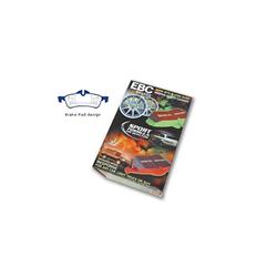Brake Pads, Yellowstuff, Aramid Fiber, Rear, Mini, FMSI 1060, Set