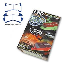 Brake Pads, Yellowstuff, Aramid Fiber, Avanti, Buick, Cadillac, Chevy, GMC, Olds, Pontiac, Isuzu, Jeep, Set