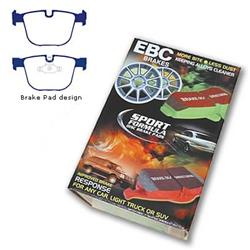 Brake Pads, Yellowstuff, Aramid Fiber, Rear, BMW, Set