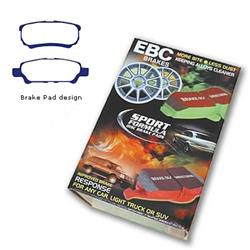 Brake Pads, Yellowstuff, Aramid Fiber, Rear, Chrysler, Dodge, Jeep, Mitsubishi, Set