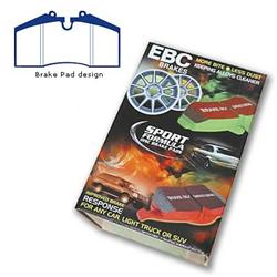 Brake Pads, Yellowstuff, Aramid Fiber, Ferrari, Porsche, Set