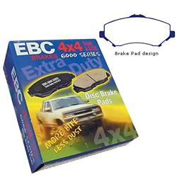 Brake Pads, Greenstuff 6000 Series, Organic, Front, Dodge, Jeep, Set