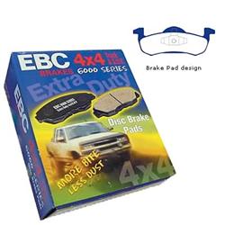Brake Pads, Greenstuff 6000 Series, Organic, Rear, Ford, Lincoln, Set