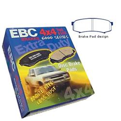 Brake Pads, Greenstuff 6000 Series, Organic, Rear, Lexus, Toyota, SUV, Set