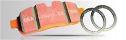 Brake Pads, Orangestuff, Extra-Duty, Truck/SUV, Aramid Fiber, Front, Ford, Set