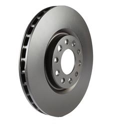 Brake Rotor, Ultimax OE, Iron, Black Zinc, Solid Surface, Chevy, Front, Pair