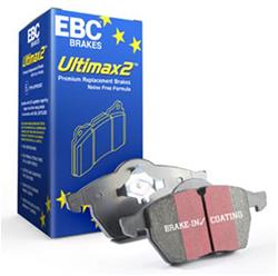 Brake Pads, Ultimax 2, Aramid-Fiber Non-Metallic, Front, Lexus, Toyota, Passenger Car, Set