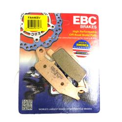 Brake Pads, Rear, Right Side Caliper Only, Copper Alloy, Integrally Molded without Shims, Set