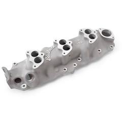 Intake Manifold, Triple Deuce, Aluminum, Natural, 3-Bolt, Ford, Flathead V8, Each