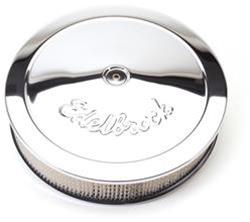 Air Filter Assembly, Pro-Flo, 14 in. Diameter, Round, Steel, Chrome, 3.0 in. Filter Height, Each