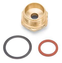 Fuel Fitting, Brass, Natural, Crush Washer, Holley, 2300, 4150, 4150HP, 4500, 4500HP, Each