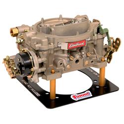 Carburetor, Performer, Marine, 600 cfm, 4-Barrel, Square Bore, Elec. Choke, Single Inlet, Gold Iridited, Each