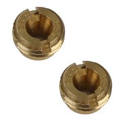 Metering Jets, for Edelbrock Performer and Thunder Series AVS Carbs Only, Brass, Hole Size 0.089 in., Pair