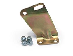 Throttle Cable Plate Kit, Steel, Gold Iridited, for Ford Small Block with Edelbrock Carburetor, Kit