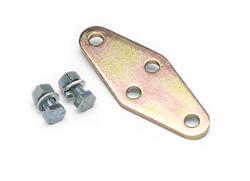 Throttle Cable Plate Kit, Steel, Gold Iridited, for Ford 429 and 460 with Edelbrock Performer Carburetor, Kit