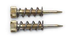 Idle Mixture Screws, Steel, Gold Iridited, Edelbrock, Performer, Performer AVS, Pair